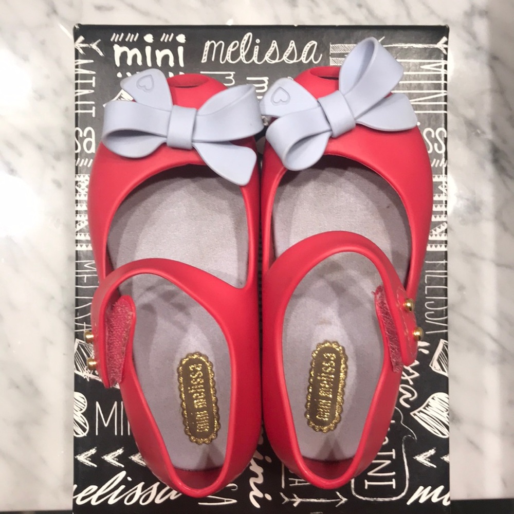 Mini Melissa shoes in great condition!